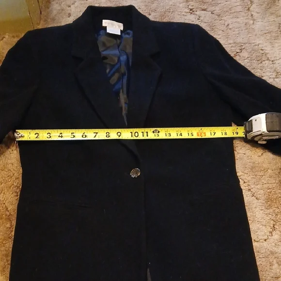 Worthington Cashmere Wool Black Blazer - Picture 4 of 8